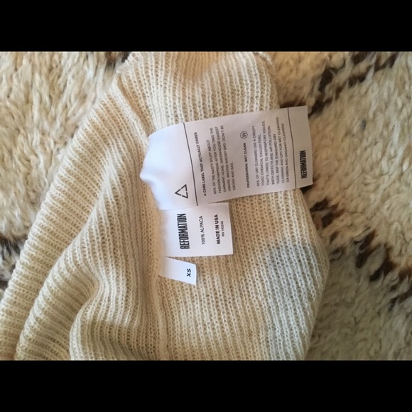 NWT Reformation alpaca sweater Christy dawn doen - Picture 7 of 7